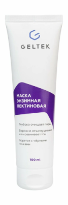 GELTEK маска д/лица энзимная пектиновая 100мл